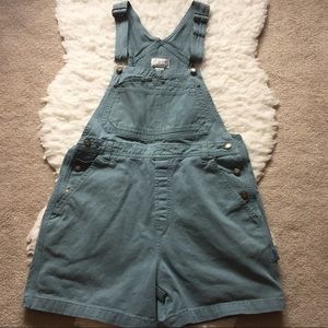 NWOT Christopher & Banks turquoise overalls